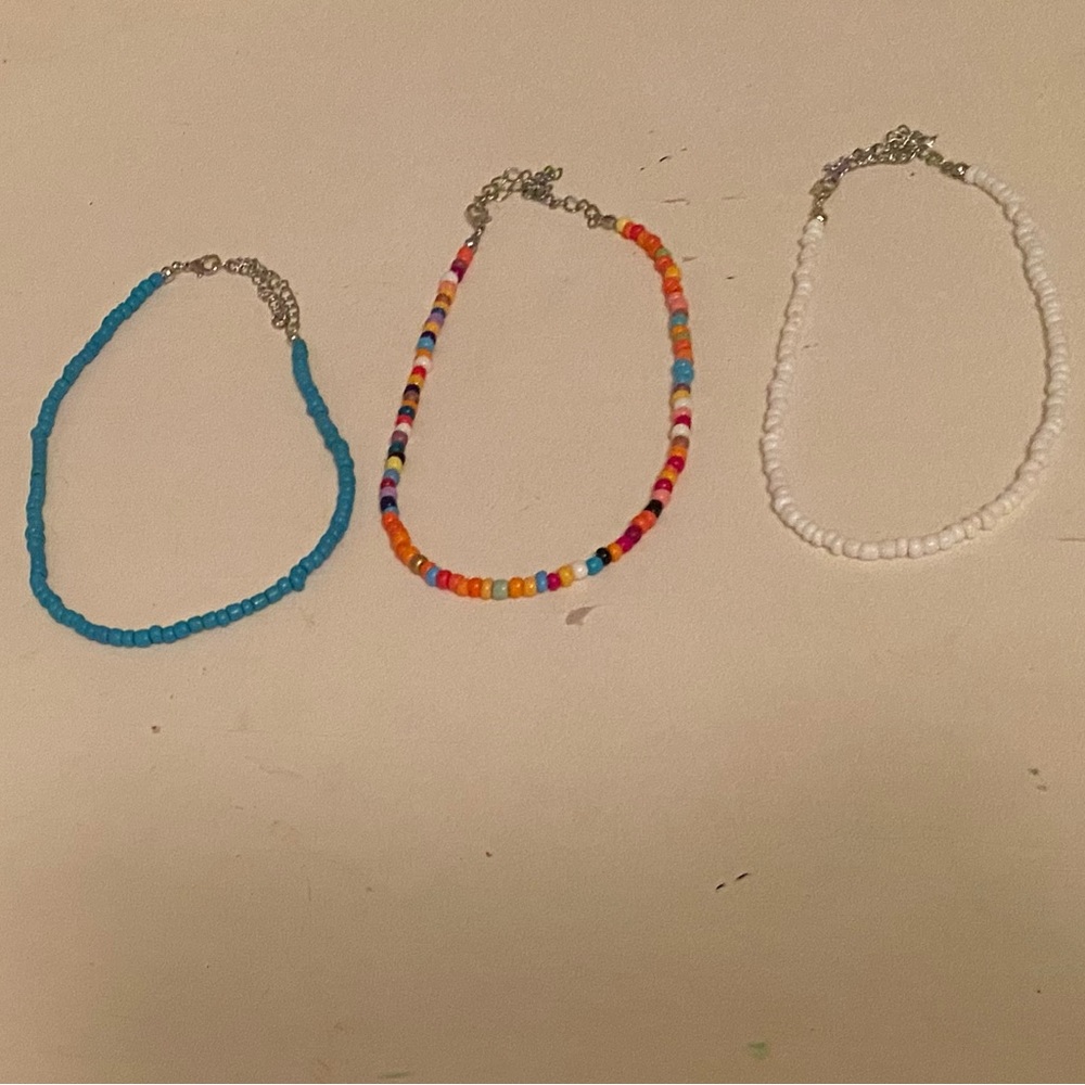 The perfect beaded chocker trio for summer